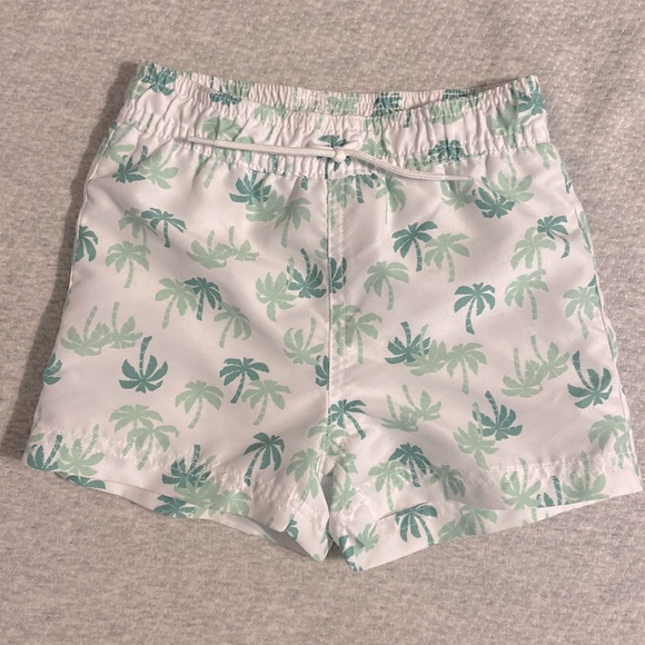 Janie & Jack PALM TREE RECYCLED SWIM TRUNK - Picture 3 of 5